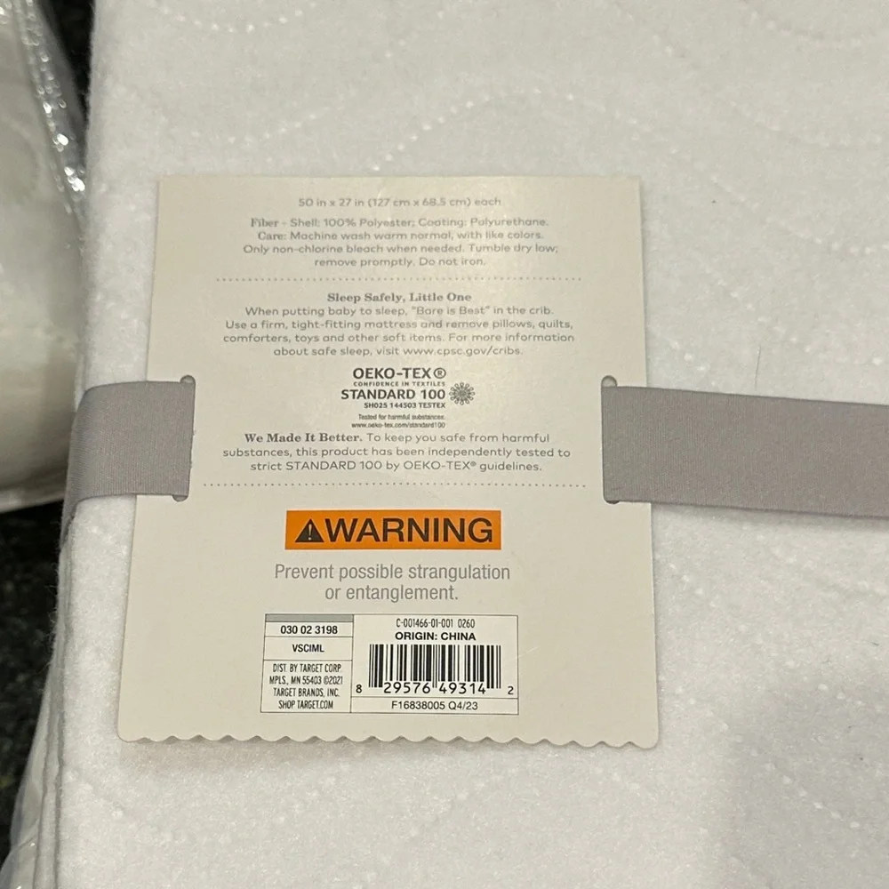 3 pc new lot baby Crib waterproof allergy Mattress pad Protection Set SEALLY